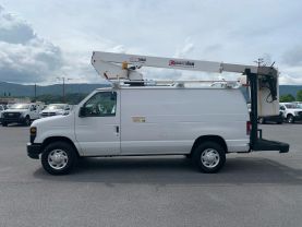 2012 FORD E350 SUPER DUTY 35FT BUCKET VAN SKYVAN UVN35A BUCKET TRUCKS V8, FLEX FUEL, 5.4 LITER VAN 3D - Eddies Auto Sales