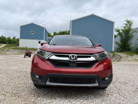 2019 HONDA CR-V SUV 4-CYL, TURBO, 1.5 LITER EX-L SPORT UTILITY 4D at T&T Repairables - used car dealership in Spencer, Indiana.