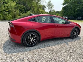 2024 TOYOTA PRIUS HATCHBACK 4-CYL, HYBRID, 2.0 LITER XLE HATCHBACK 4D at T&T Repairables - used car dealership in Spencer, Indiana.