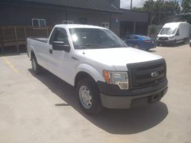 2014 FORD F150 REGULAR CAB PICKUP V8, FLEX FUEL, 5.0 LITER XL PICKUP 2D 8 FT at Motors On Wheels - used car dealership in Houston, Texas.