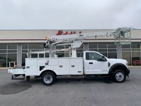 2020 FORD F550 SD 43FT CABLE PLACER BUCKET TRUCK ALTEC AT238P BUCKET TRUCKS V8, TURBO DIESEL, 6.7 LITER XL REG CAB 2D - Eddies Auto Sales