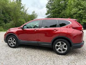 2019 HONDA CR-V SUV 4-CYL, TURBO, 1.5 LITER EX-L SPORT UTILITY 4D at T&T Repairables - used car dealership in Spencer, Indiana.