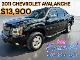2011 CHEVROLET AVALANCHE SUV V8, FLEX FUEL, 5.3 LITER LT SPORT UTILITY PICKUP 4D 5 1/4 FT