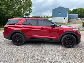 2020 FORD EXPLORER SUV V6, ECOBOOST, TWIN TURBO, 3.0 LITER ST SPORT UTILITY 4D at T&T Repairables - used car dealership in Spencer, Indiana.