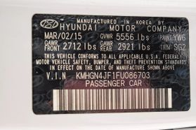 2015 HYUNDAI GENESIS SEDAN V8, 5.0 LITER 5.0 SEDAN 4D