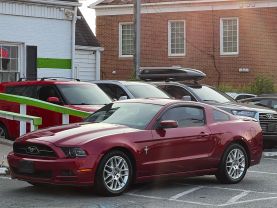 2014 FORD MUSTANG COUPE V6, 3.7 LITER V6 PREMIUM COUPE 2D