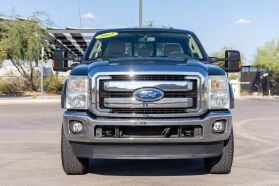 2012 FORD F250 SUPER DUTY SUPER CAB PICKUP V8, FLEX FUEL, 6.2 LITER LARIAT PICKUP 4D 6 3/4 FT