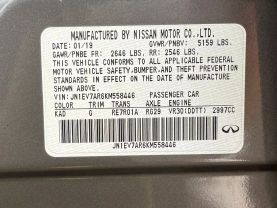 2019 INFINITI Q50 SEDAN V6, TWIN TURBO, 3.0 LITER 3.0T LUXE SEDAN 4D