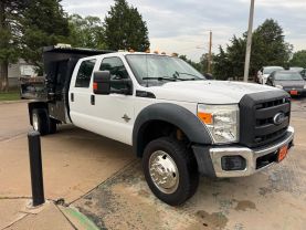 2016 FORD F550 SUPER DUTY CREW CAB & CHASSIS CAB CHASSIS V8, TURBO DSL, 6.7L 176" W.B. 4D