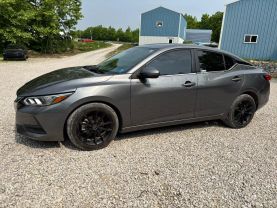 2023 NISSAN SENTRA SEDAN 4-CYL, 2.0 LITER SV SEDAN 4D at T&T Repairables - used car dealership in Spencer, Indiana.