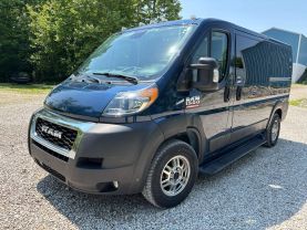 2021 RAM PROMASTER CARGO VAN PASSENGER V6, VVT, 3.6 LITER 1500 LOW ROOF VAN 3D at T&T Repairables - used car dealership in Spencer, Indiana.
