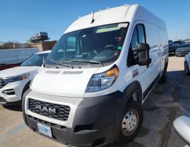 2022 RAM PROMASTER CARGO VAN CARGO V6, VVT, 3.6 LITER 2500 HIGH ROOF VAN 3D