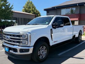 2024 FORD F350 SUPER DUTY CREW CAB PICKUP V8, HO, TURBO DIESEL, 6.7 LITER LARIAT PICKUP 4D 8 FT
