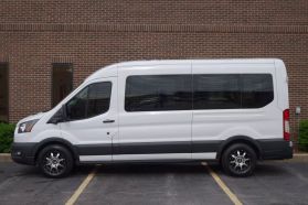2023 FORD TRANSIT 350 PASSENGER VAN PASSENGER V6, ECOBOOST, TWIN TURBO, 3.5 LITER XL W/MEDIUM ROOF VAN 3D