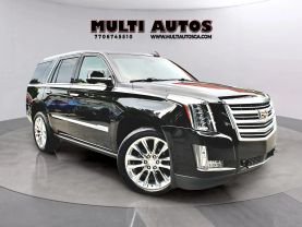 2018 CADILLAC ESCALADE SUV V8, 6.2 LITER PLATINUM SPORT UTILITY 4D