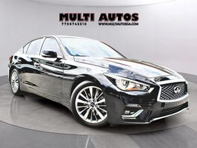 2022 INFINITI Q50 SEDAN V6, TWIN TURBO, 3.0 LITER LUXE SEDAN 4D