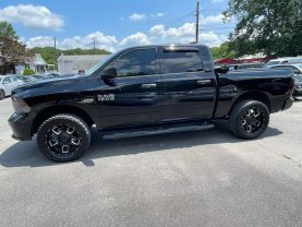 2013 RAM 1500 CREW CAB PICKUP V8, FLEX FUEL, 4.7 LITER TRADESMAN PICKUP 4D 5 1/2 FT