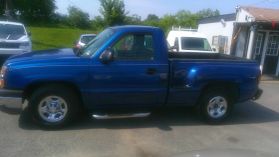 2004 CHEVROLET SILVERADO 1500 REGULAR CAB PICKUP V8, 5.3 LITER WORK TRUCK PICKUP 2D 6 1/2 FT