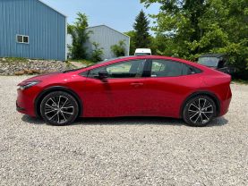 2024 TOYOTA PRIUS HATCHBACK 4-CYL, HYBRID, 2.0 LITER XLE HATCHBACK 4D at T&T Repairables - used car dealership in Spencer, Indiana.