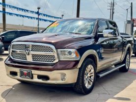 2015 RAM 1500 CREW CAB PICKUP V8, HEMI, 5.7 LITER LARAMIE LONGHORN PICKUP 4D 5 1/2 FT