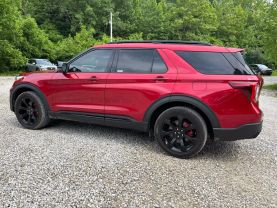 2020 FORD EXPLORER SUV V6, ECOBOOST, TWIN TURBO, 3.0 LITER ST SPORT UTILITY 4D at T&T Repairables - used car dealership in Spencer, Indiana.