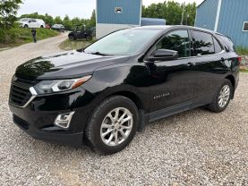 2020 CHEVROLET EQUINOX SUV 4-CYL, TURBO, 1.5 LITER LT SPORT UTILITY 4D at T&T Repairables - used car dealership in Spencer, Indiana.