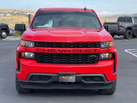 2021 CHEVROLET SILVERADO 1500 CREW CAB PICKUP 4-CYL, TURBO, 2.7 LITER CUSTOM PICKUP 4D 5 3/4 FT - The Auto Lot