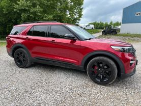 2020 FORD EXPLORER SUV V6, ECOBOOST, TWIN TURBO, 3.0 LITER ST SPORT UTILITY 4D at T&T Repairables - used car dealership in Spencer, Indiana.
