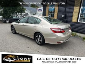2016 HONDA ACCORD SEDAN 4-CYL, I-VTEC, 2.4 LITER LX SEDAN 4D