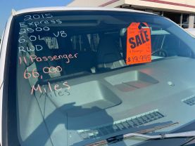 2015 CHEVROLET EXPRESS 2500 11 PASSENGER VAN PASSENGER VANS V8, FLEX FUEL, 6.0 LITER LS VAN 3D - Eddies Auto Sales