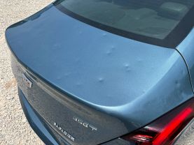 2023 CADILLAC CT4 SEDAN 4-CYL, TURBO, 2.0 LITER LUXURY SEDAN 4D at T&T Repairables - used car dealership in Spencer, Indiana.