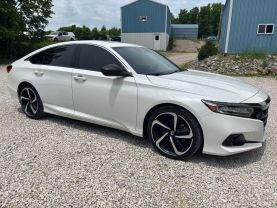 2021 HONDA ACCORD SEDAN 4-CYL, VTEC, TURBO, 2.0 LITER SPORT SEDAN 4D at T&T Repairables - used car dealership in Spencer, Indiana.