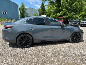 2022 MAZDA MAZDA3 SEDAN 4-CYL, SKYACTIV-G, 2.5 LITER CARBON EDITION SEDAN 4D at T&T Repairables - used car dealership in Spencer, Indiana.