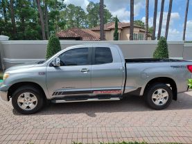 2009 TOYOTA TUNDRA DOUBLE CAB PICKUP V8, FLEX FUEL, 5.7 LITER SR5 PICKUP 4D 6 1/2 FT