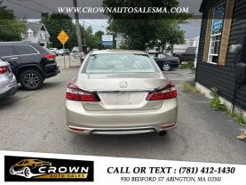 2016 HONDA ACCORD SEDAN 4-CYL, I-VTEC, 2.4 LITER LX SEDAN 4D