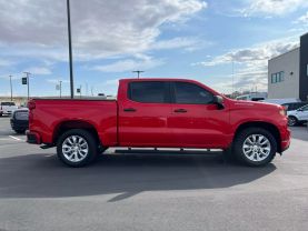 2021 CHEVROLET SILVERADO 1500 CREW CAB PICKUP 4-CYL, TURBO, 2.7 LITER CUSTOM PICKUP 4D 5 3/4 FT - The Auto Lot