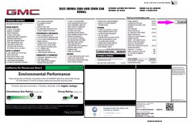 2022 GMC SIERRA 2500 HD CREW CAB PICKUP V8, 6.6 LITER DENALI PICKUP 4D 6 1/2 FT