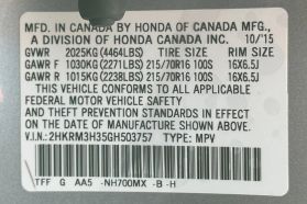 2016 HONDA CR-V SUV - AUTOMATIC - Gentle Carmen Auto