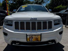 2014 JEEP GRAND CHEROKEE SUV V6, FLEX FUEL, 3.6 LITER OVERLAND SPORT UTILITY 4D