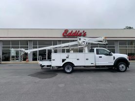2020 FORD F550 SD 43FT CABLE PLACER BUCKET TRUCK ALTEC AT238P BUCKET TRUCKS V8, TURBO DIESEL, 6.7 LITER XL REG CAB 2D - Eddies Auto Sales