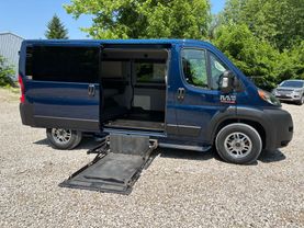 2021 RAM PROMASTER CARGO VAN PASSENGER V6, VVT, 3.6 LITER 1500 LOW ROOF VAN 3D at T&T Repairables - used car dealership in Spencer, Indiana.