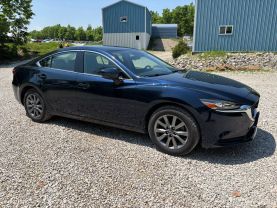 2021 MAZDA MAZDA6 SEDAN 4-CYL, SKYACTIV-G, 2.5 LITER SPORT SEDAN 4D at T&T Repairables - used car dealership in Spencer, Indiana.
