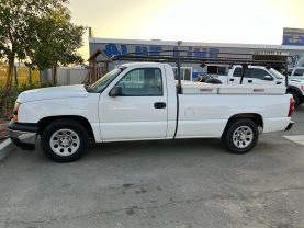 2006 CHEVROLET SILVERADO 1500 REGULAR CAB PICKUP V8, 5.3 LITER WORK TRUCK PICKUP 2D 8 FT