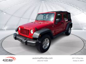 2012 JEEP WRANGLER SUV V6, 3.6 LITER UNLIMITED SPORT SUV 4D