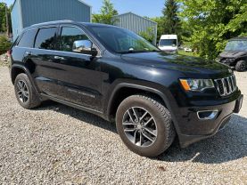 2018 JEEP GRAND CHEROKEE SUV V6, VVT, 3.6 LITER LIMITED SPORT UTILITY 4D at T&T Repairables - used car dealership in Spencer, Indiana.