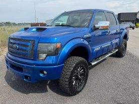 2014 FORD F150 SUPERCREW CAB PICKUP V8, FLEX FUEL, 5.0 LITER FX4 PICKUP 4D 5 1/2 FT