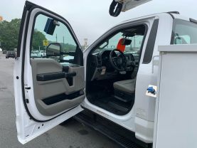 2020 FORD F550 SD 43FT CABLE PLACER BUCKET TRUCK ALTEC AT238P BUCKET TRUCKS V8, TURBO DIESEL, 6.7 LITER XL REG CAB 2D - Eddies Auto Sales