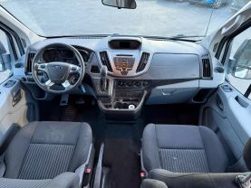2016 FORD TRANSIT 150 WAGON PASSENGER V6, FLEX FUEL, 3.7 LITER XLT W/MEDIUM ROOF W/SLIDING SIDE DOOR VAN 3D