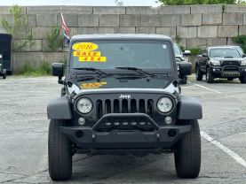 2016 JEEP WRANGLER SUV V6, 3.6 LITER UNLIMITED SPORT SUV 4D