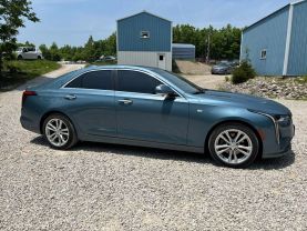 2023 CADILLAC CT4 SEDAN 4-CYL, TURBO, 2.0 LITER LUXURY SEDAN 4D at T&T Repairables - used car dealership in Spencer, Indiana.
